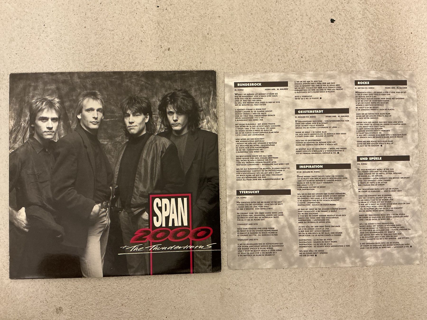 Schallplatten: SPAN 2000 LP -  The Thunderhorns – Gebraucht aus Winterthur von Tumko_7_Vinyl