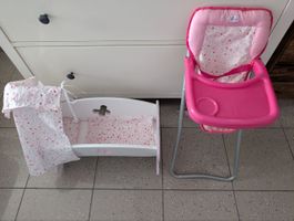 Calinou lit bébé et chaise haute