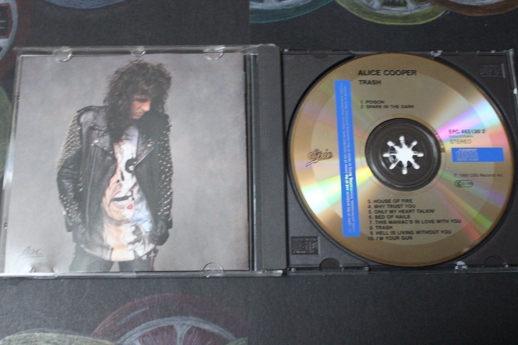CDs: ALICE COOPER - TRASH (inkl. Top-Hit "Poison") CD 1989 – Gebraucht aus Tübach von JamesStone 3