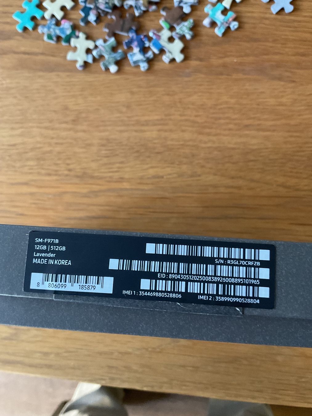 Samsung Telefoni cellulari / Smartphones: Samsung Galaxy Z Fold 8  512GB Lavender – Nuovo e nell'imballaggio originale da Oberembrach venduto da BulldoggBen9 5