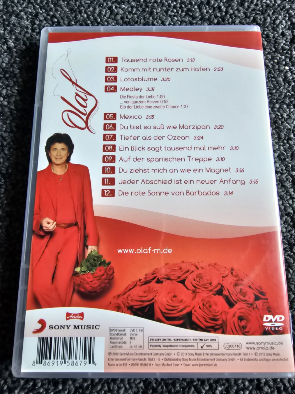 Tutti i DVDs: Olaf, tausend rote Rosen DVD(20507) – Usato da Ruswil venduto da jan_bxl5 1