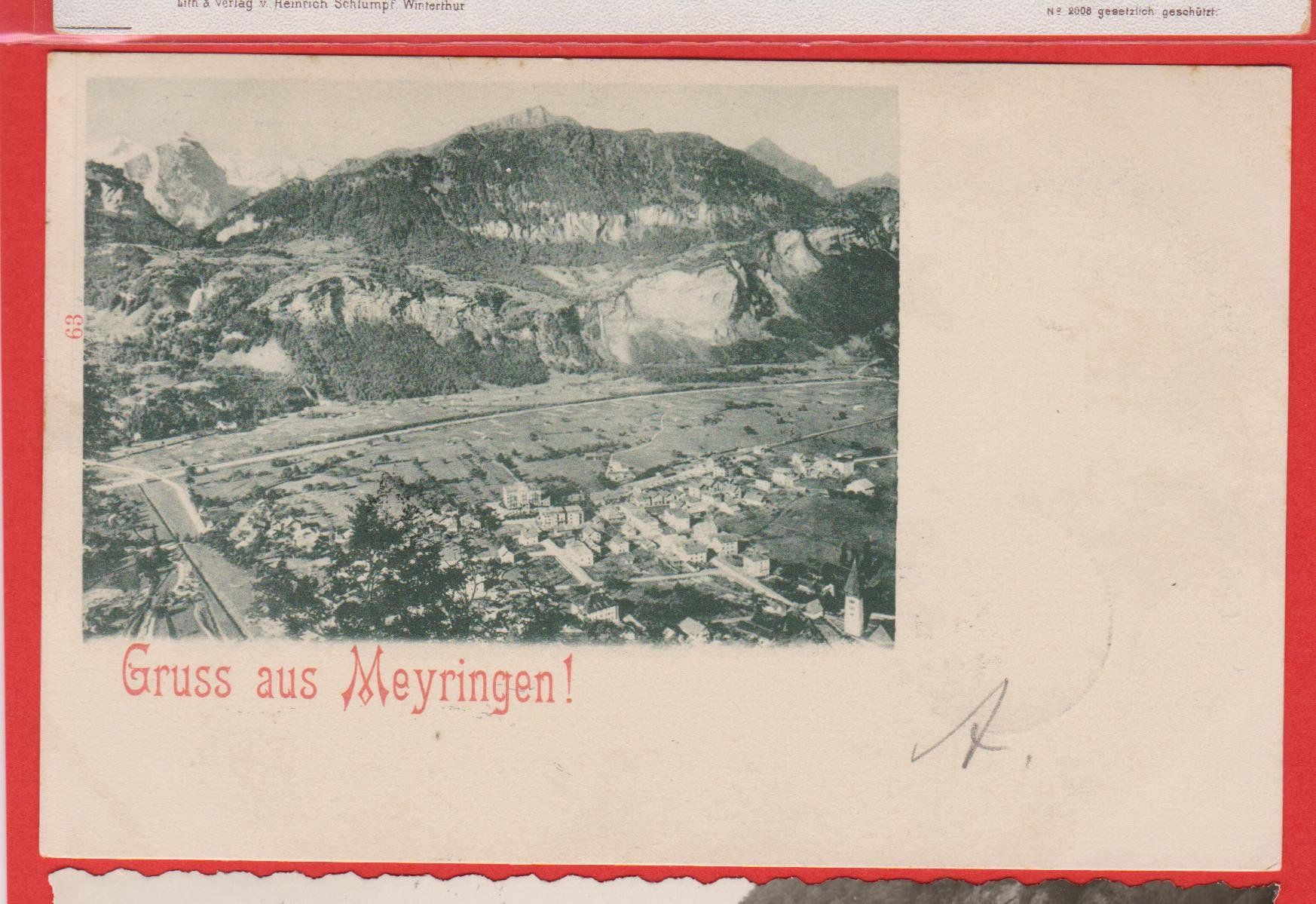 Cartoline postali: Meiringen   -   3 alte Ansichtkarten – Usato da Vitznau venduto da Ropaku 3