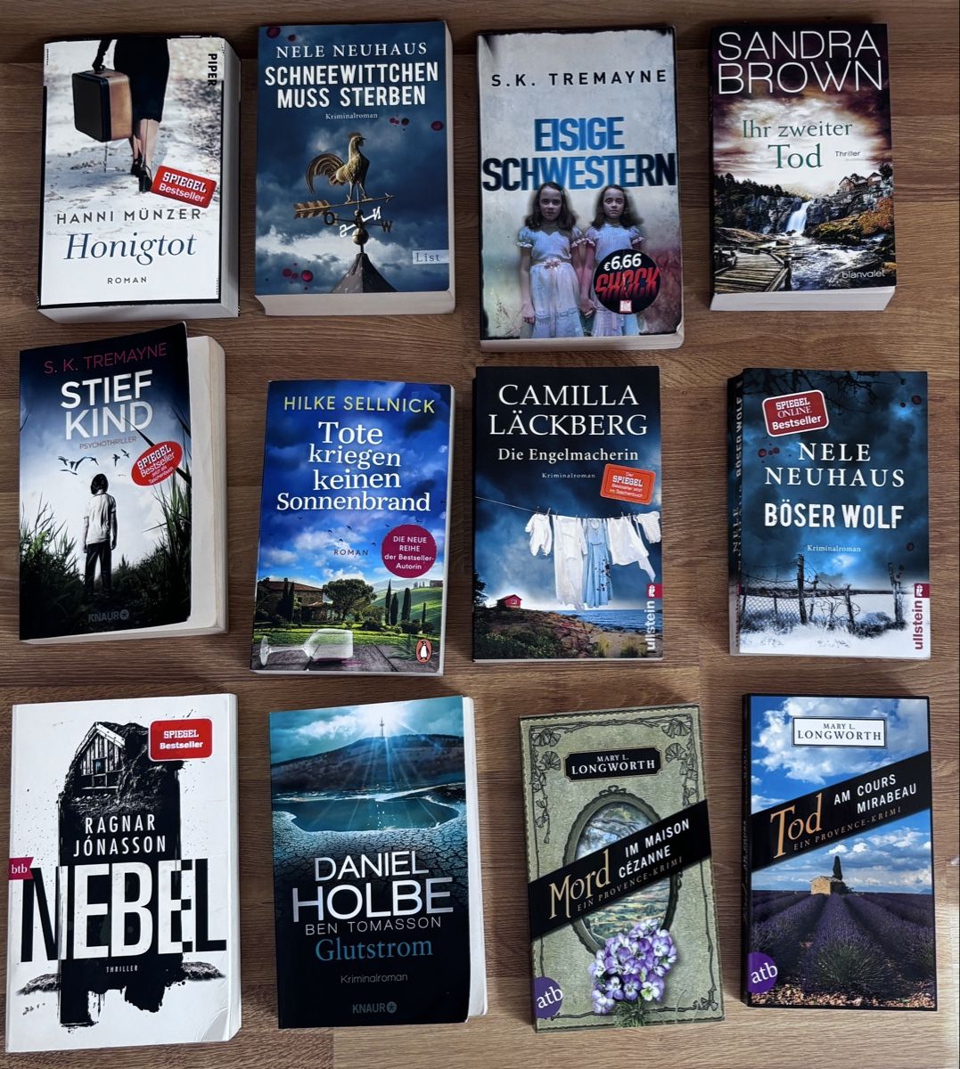 Libri: Bücherpaket/ 12 Krimis/Thriller – Usato da Basel venduto da NellyBotti