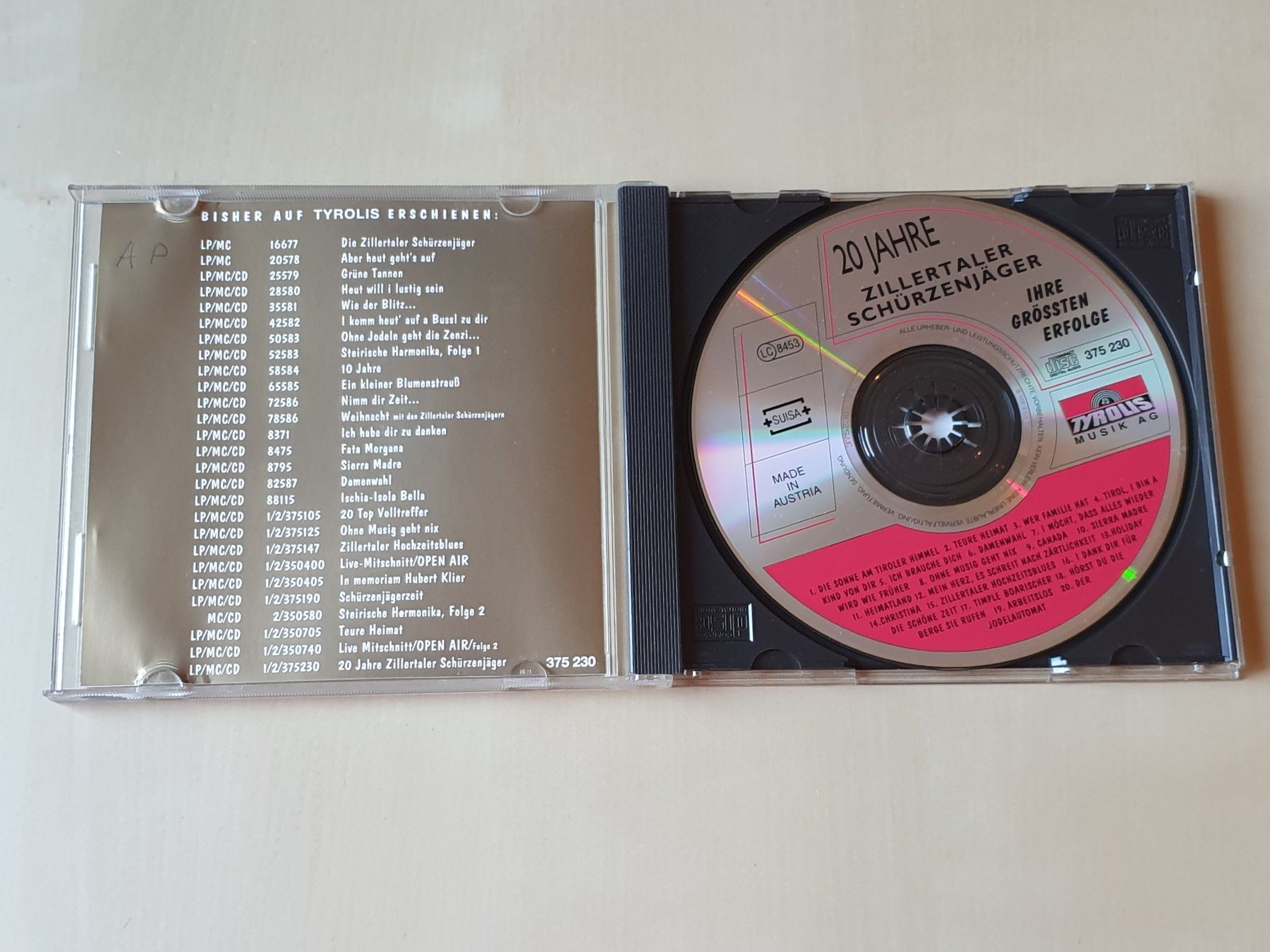 CDs: Zillertaler Schürzenjäger 20 Jahre – Gebraucht aus Stansstad von collectorsshop 2