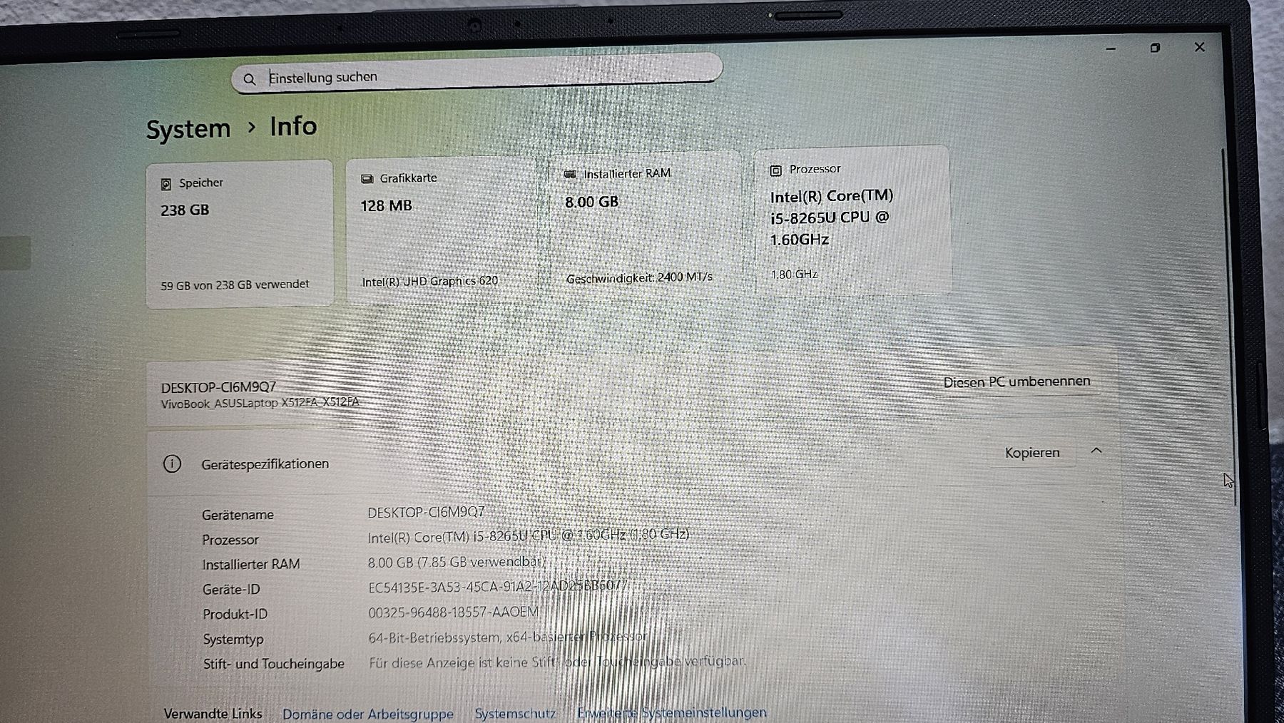 Asus Notebook: Asus Vivobook Laptop Zustand – Nuovo (secondo la descrizione) da Ehrikon venduto da noa_vyp5 2