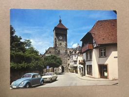 Rheinfelden Aargau Obertor alte Autos VW Käfer