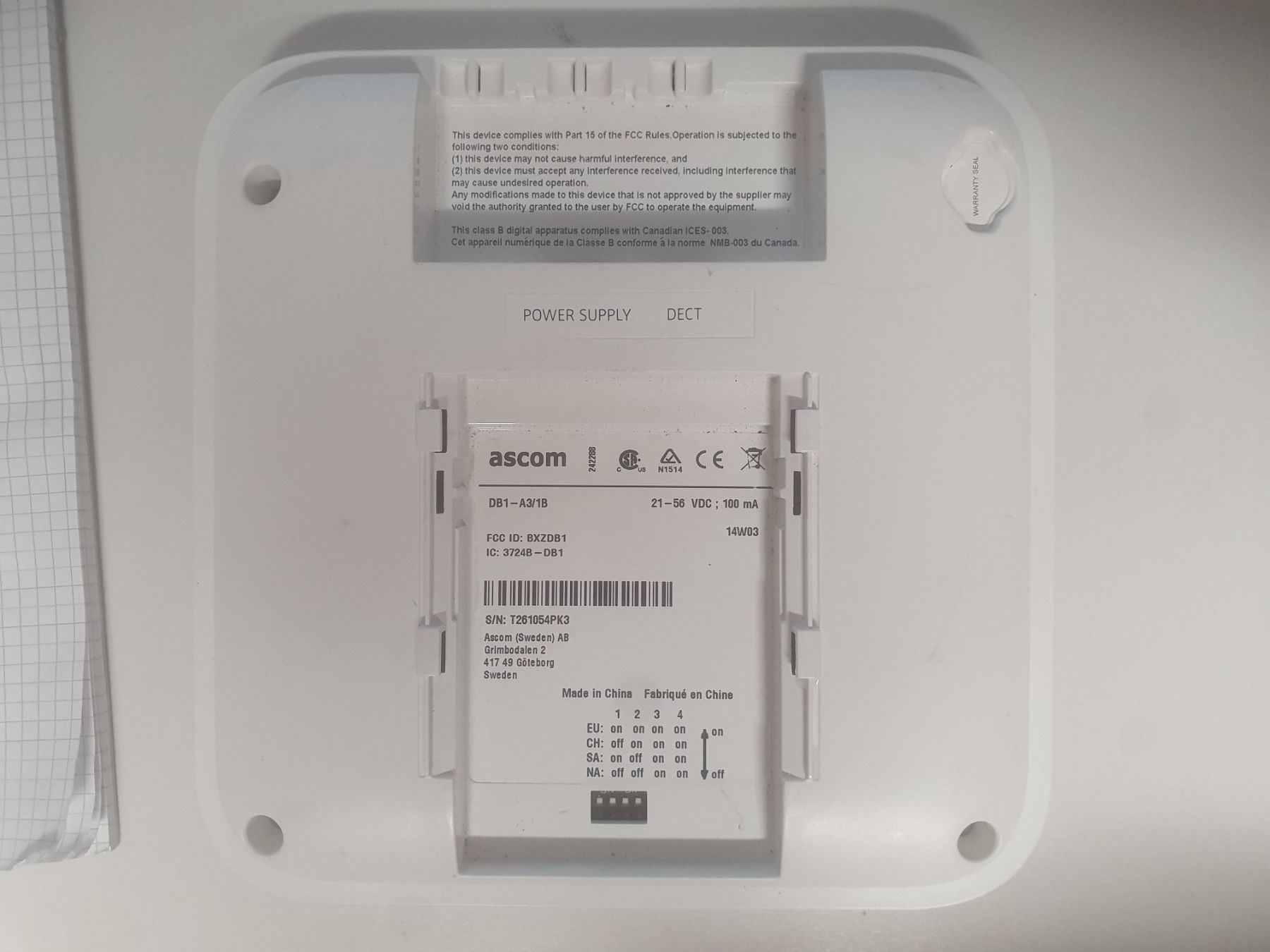 Modem & Router: Ascom DB1-A3/1B IP-DECT Basisstation – Usato da Zürich venduto da eymen20 1