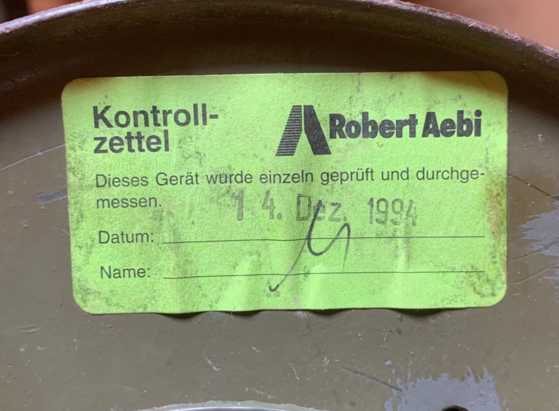 Schweizer Armee Zaini: Mineur-Tragräff der CH Armee – Usato da Goldingen venduto da Bergler012 4