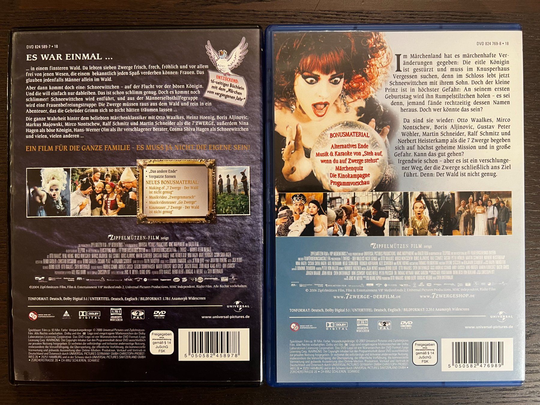Tutti i DVDs: 7 Zwerge - Teil 1 & 2 – Usato da Zürich venduto da FilmFreunde 1