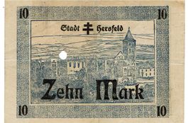 Hersfeld 10 Mark 04.11.1918 SS++-VZ
