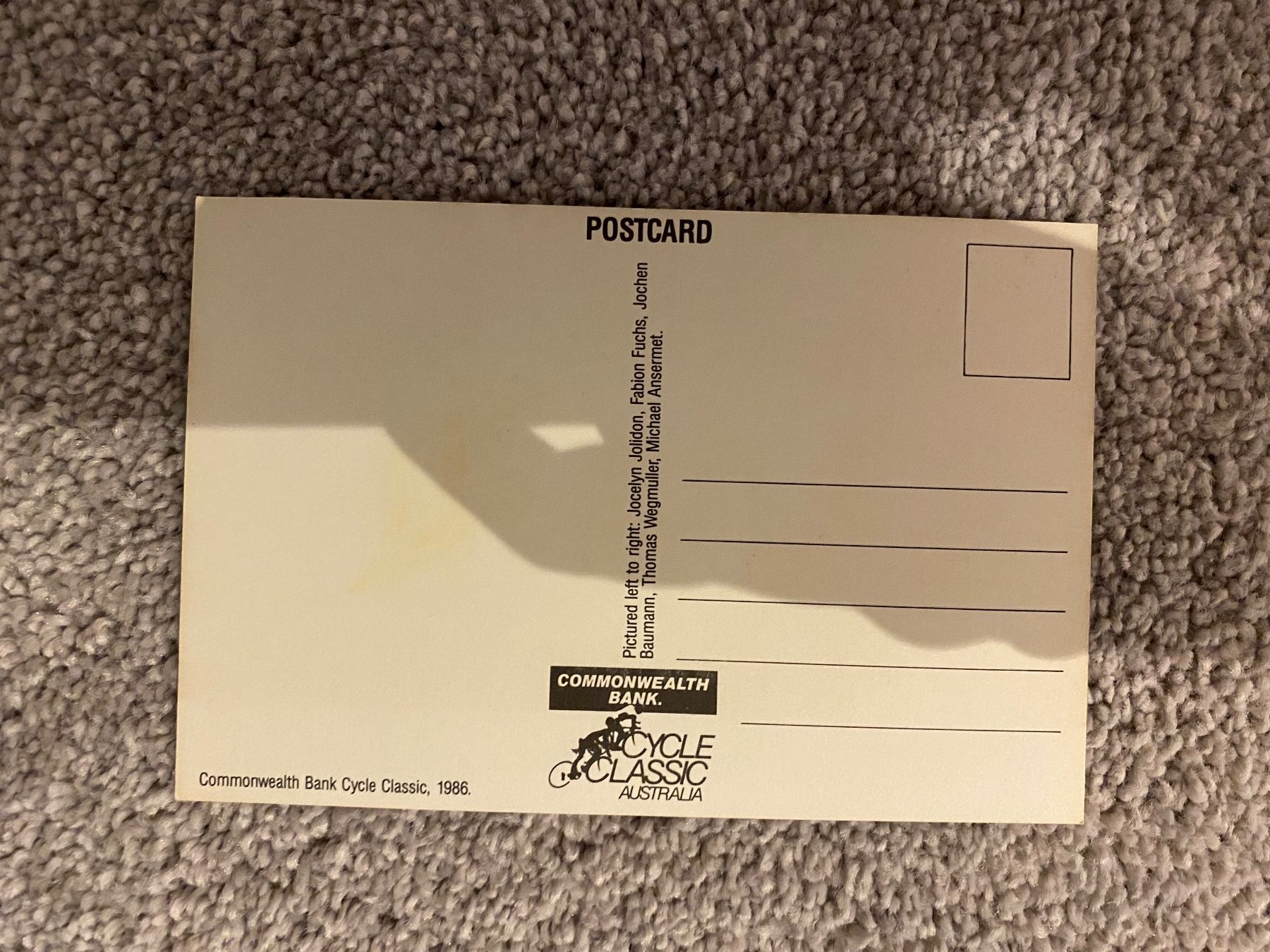 Autografi: Autogramm Radsport Commonwealth Switzerland Apollo – Usato da Mörel venduto da tim_w9py 1