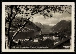 Pazzallo /Lago di Lugano, Panorama col M