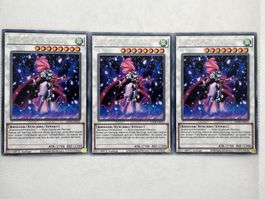 Yu-Gi-Oh! Karte: Blumen-Chevalier, 3er Set, Top Zustand!