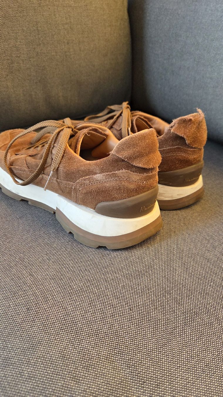 Massimo Dutti Scarpe da uomo: Massimo Dutti Sneaker braun Wildleder Gr. 38 – Usato da Kreuzlingen venduto da MeinKleinesAtelier 2