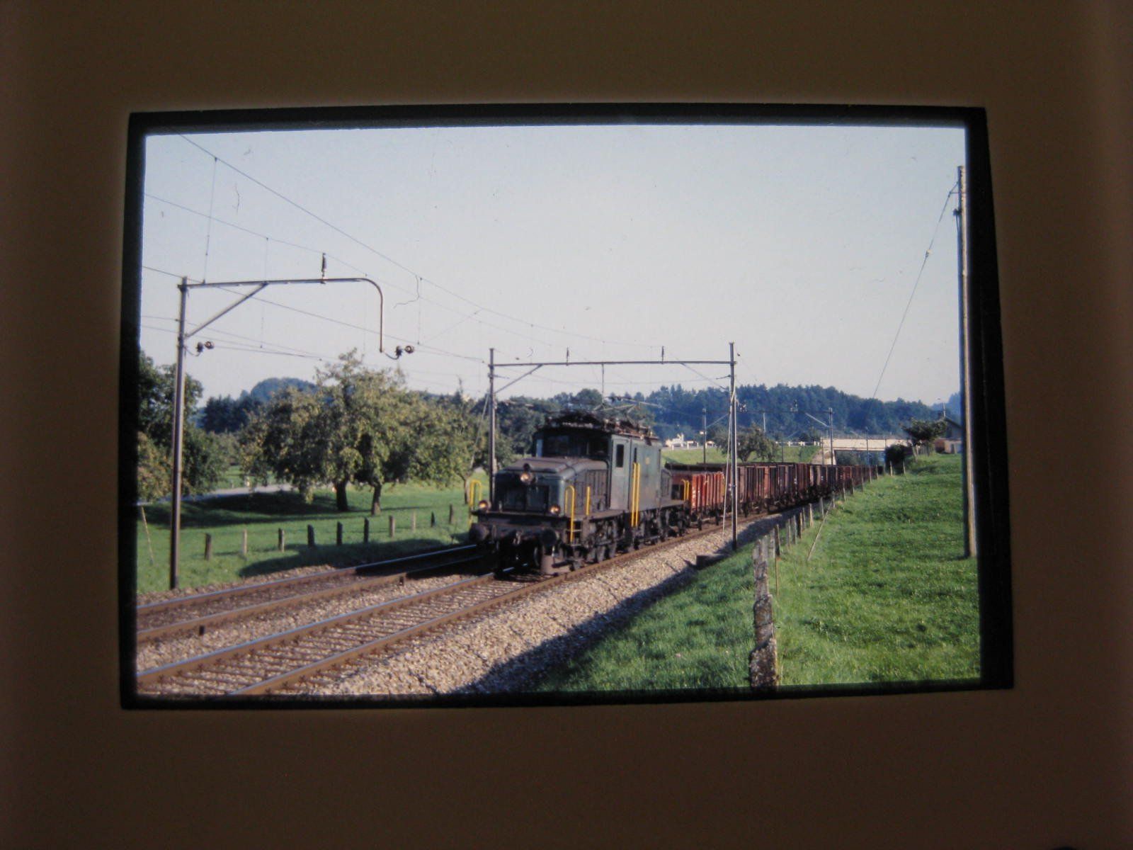 Poster & Bilder: Dia: Ostschweiz mit SBB Krokodil, ca 1978, Schweizerische Bu – Neu (gemäss Beschreibung) aus Malters von Marosko