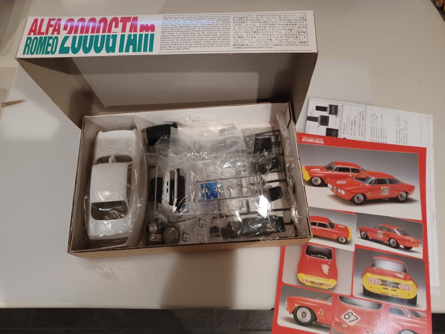 Kit di modellismo & Modellini statici: Alfa Romeo 2000 GTAm 1:24 / High-Tech Model – Nuovo (secondo la descrizione) da Zürich venduto da Matteo6 2