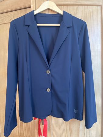 HBT Damen Blazer dunkelblau zwei Knöpfe, Gr 38
