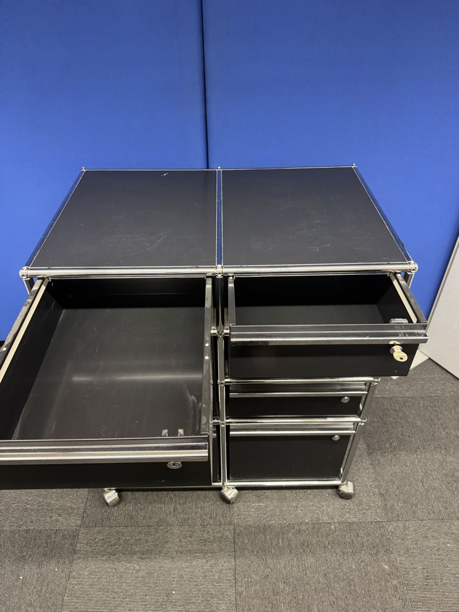 USM Banconi: USM Haller Rollcontainer/Kommode, Schwarz – Usato da Bern venduto da samryan 4