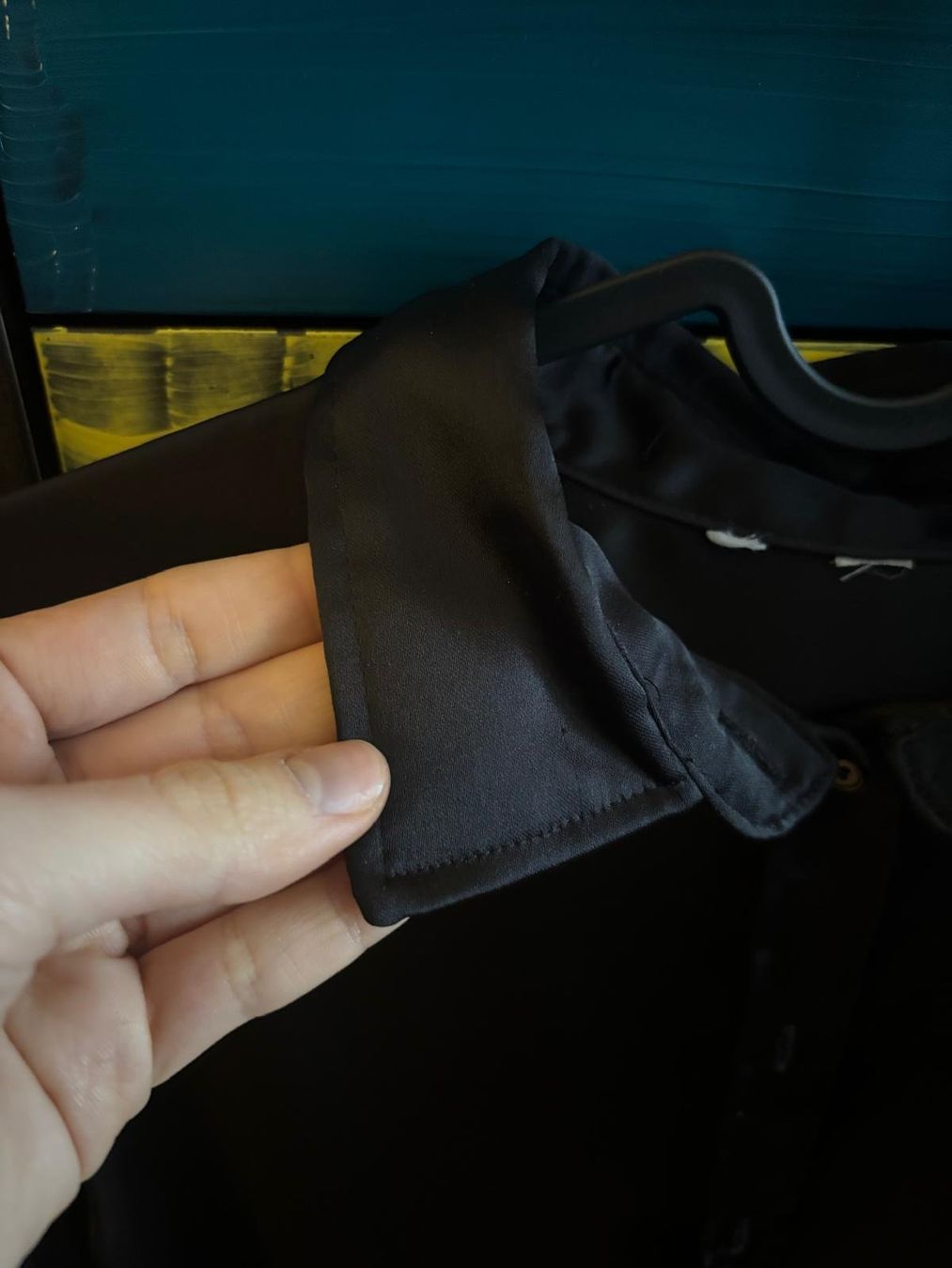 H&M Camicette: Schwarze Satin Bluse, Grösse L – Usato da Bülach venduto da reaos 4