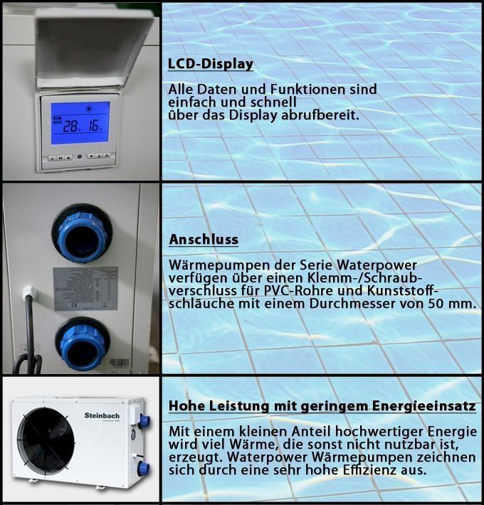 Piscine: Steinbach Wärmepumpe Waterpower 5000 – Nuovo e nell'imballaggio originale da Bottighofen venduto da zaap 6