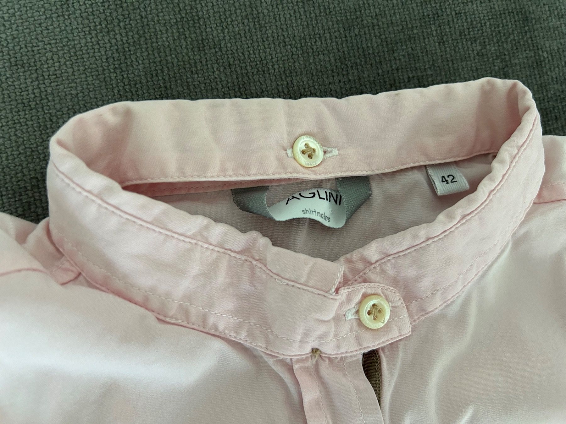 Camicette: AGLINI Shirtmakers Bluse Rosa – Usato da Wimmis venduto da rimnakit 1