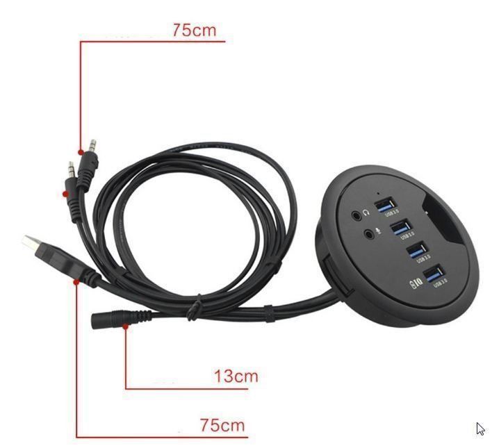 Hub & Switch: Desk 4-Port USB 3.0 HUB-Adapter – Nuovo e nell'imballaggio originale da Unterägeri venduto da RmOnline 2