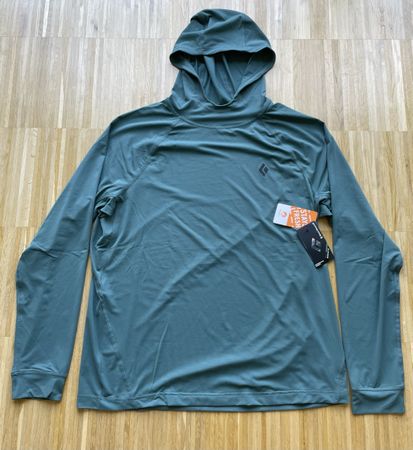 Black Diamond Alpenglow Hoody UV Shirt Gr. XL Neu
