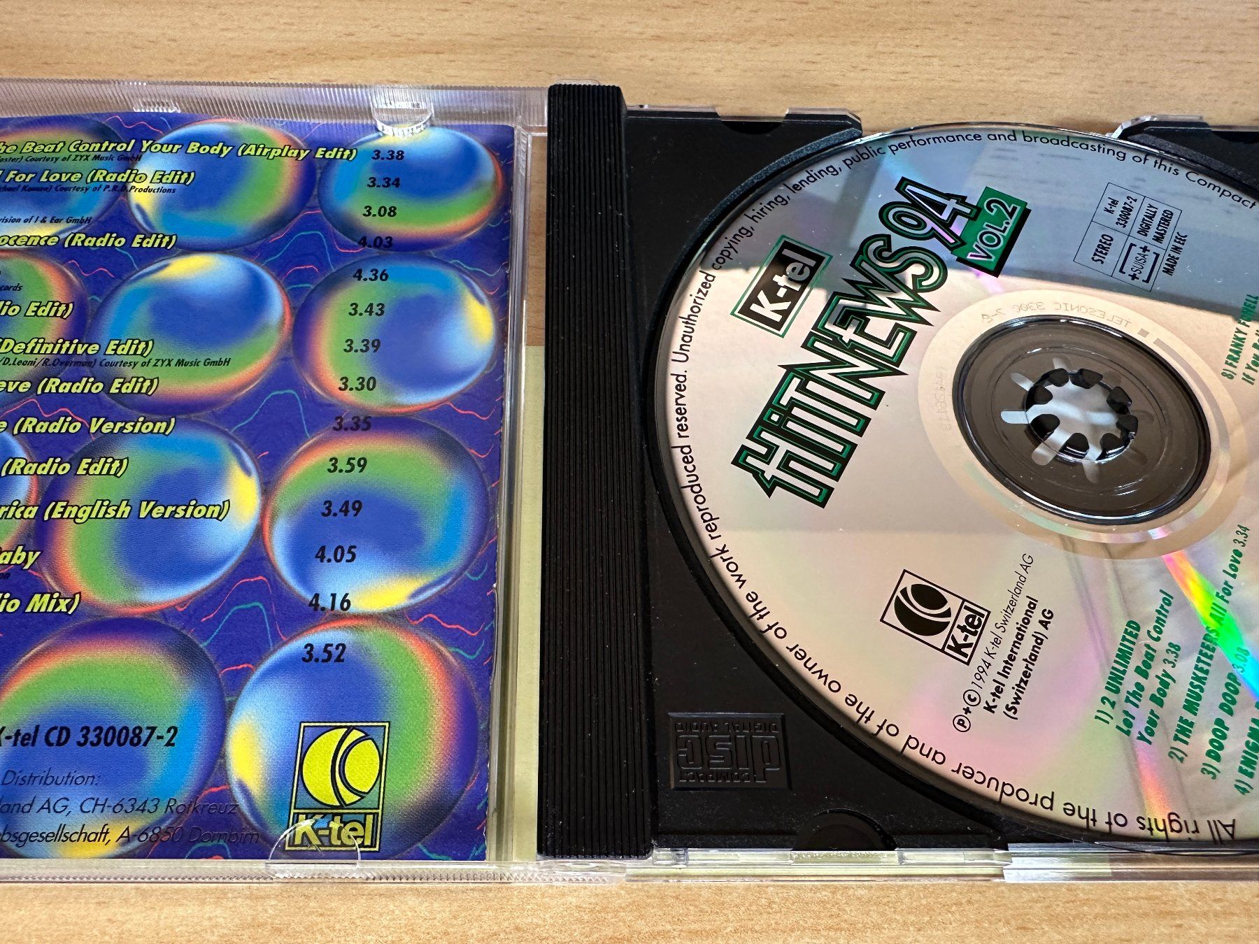 CDs: Various – Hit News 94 Vol. 2 – Gebraucht aus Rikon im Tösstal von Alpenmutz 2