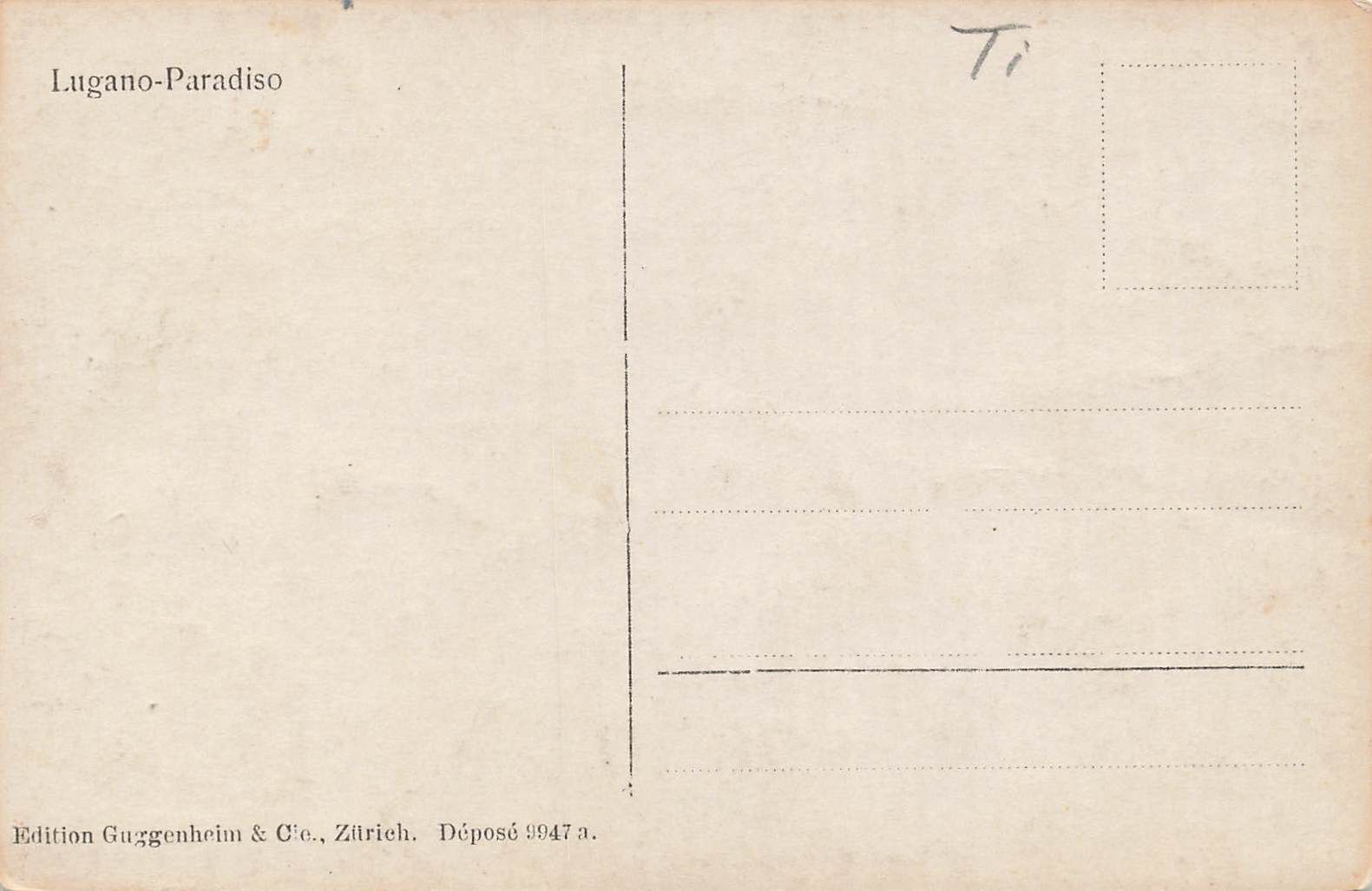 Cartoline postali: Lugano Paradiso – Usato da Biasca venduto da Blenio71 1