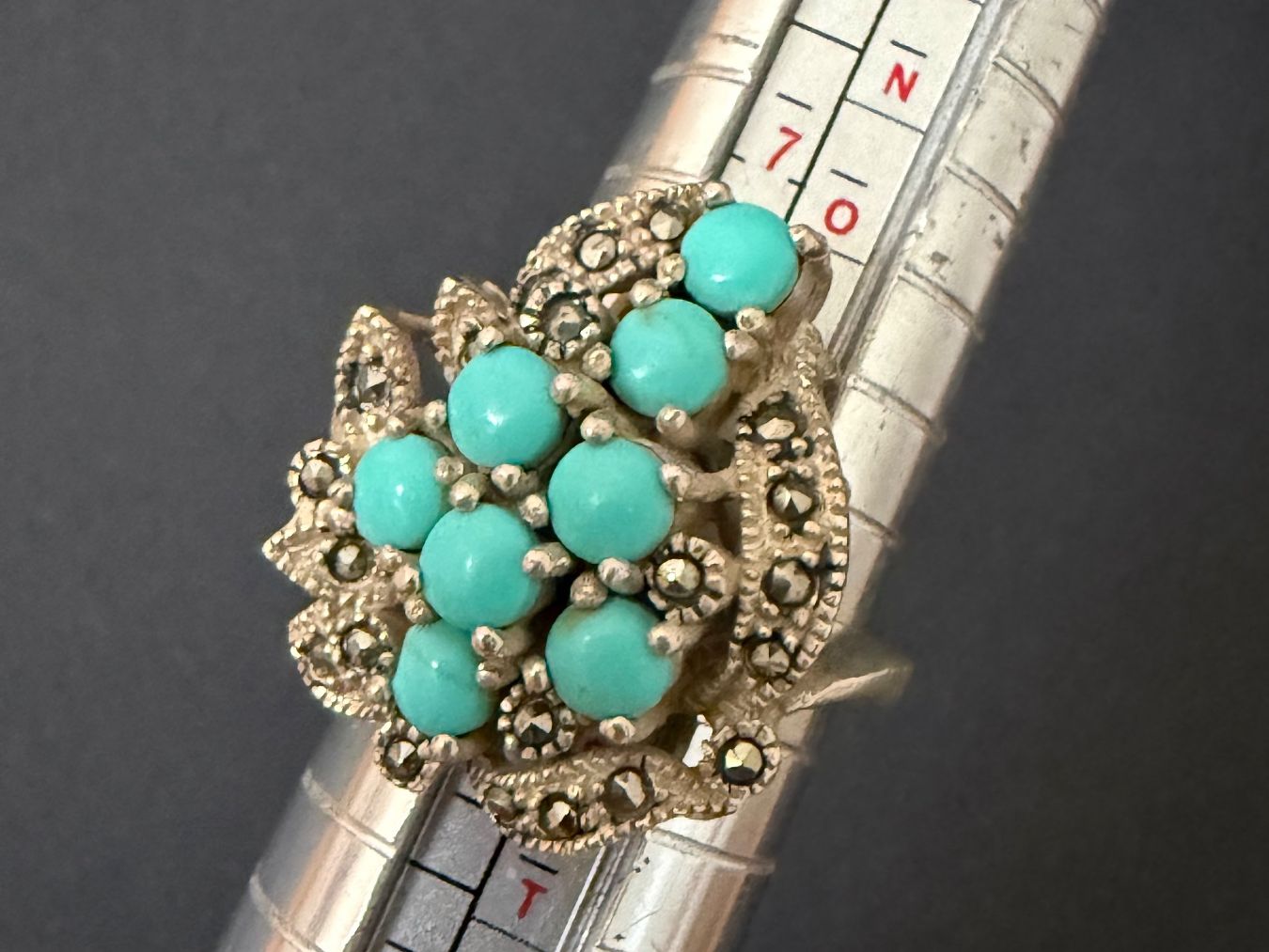 Bagues: Vintage Silber Ring mit Türkis 925 – D'occasion à Spiegel b. Bern par Rogger72 7