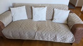 Couchschutz  beige 279 x 179 cm