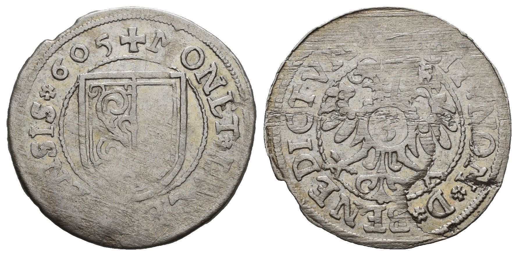 Alle Münzen: Luzern Groschen 1605  /155 – Gebraucht aus Trimbach von Solothurn1