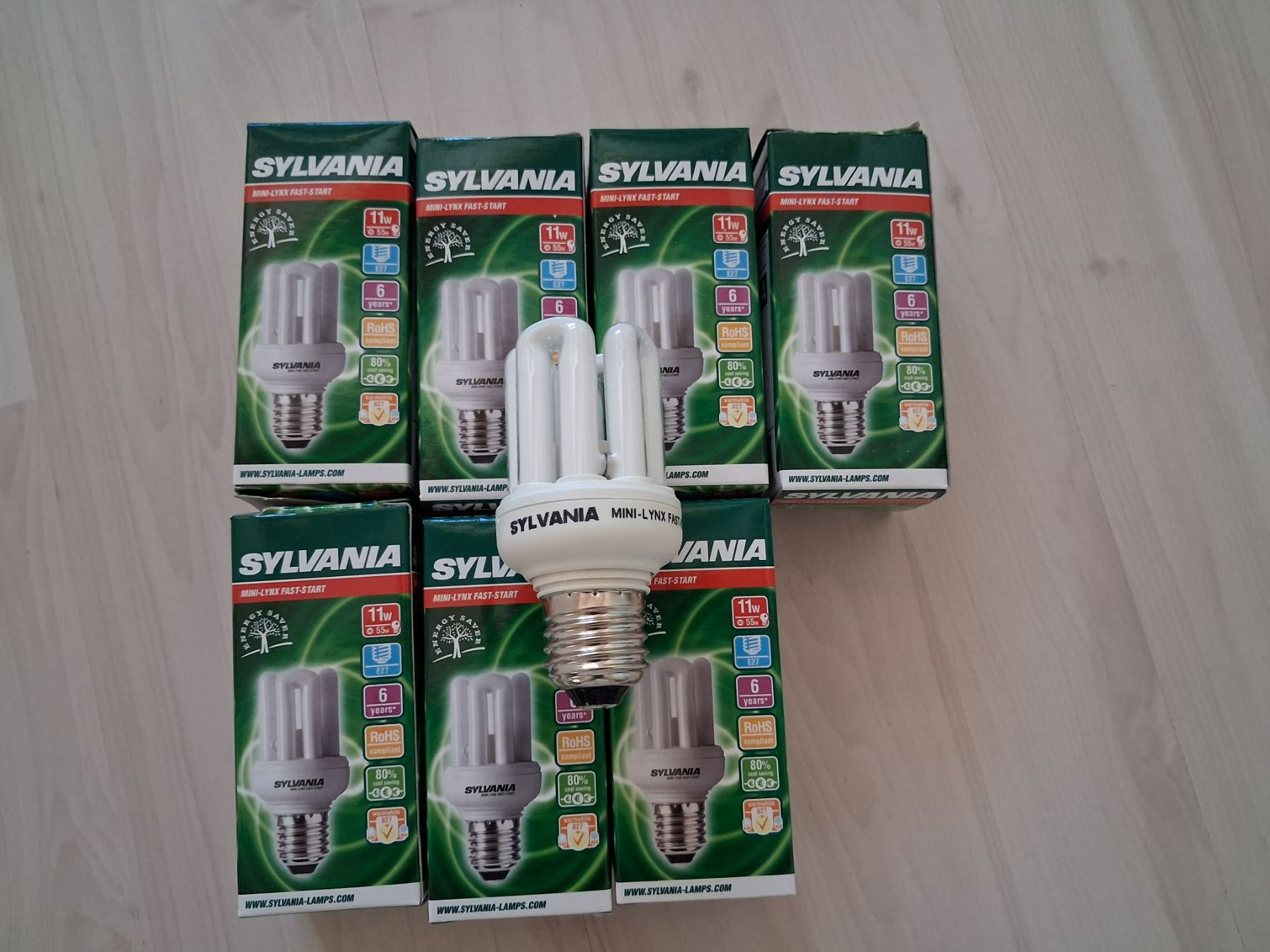 Lampen: 7 X SPARLAMPE MINI 11 WATT E 27 – Neu und originalverpackt aus langnau von Santos1411