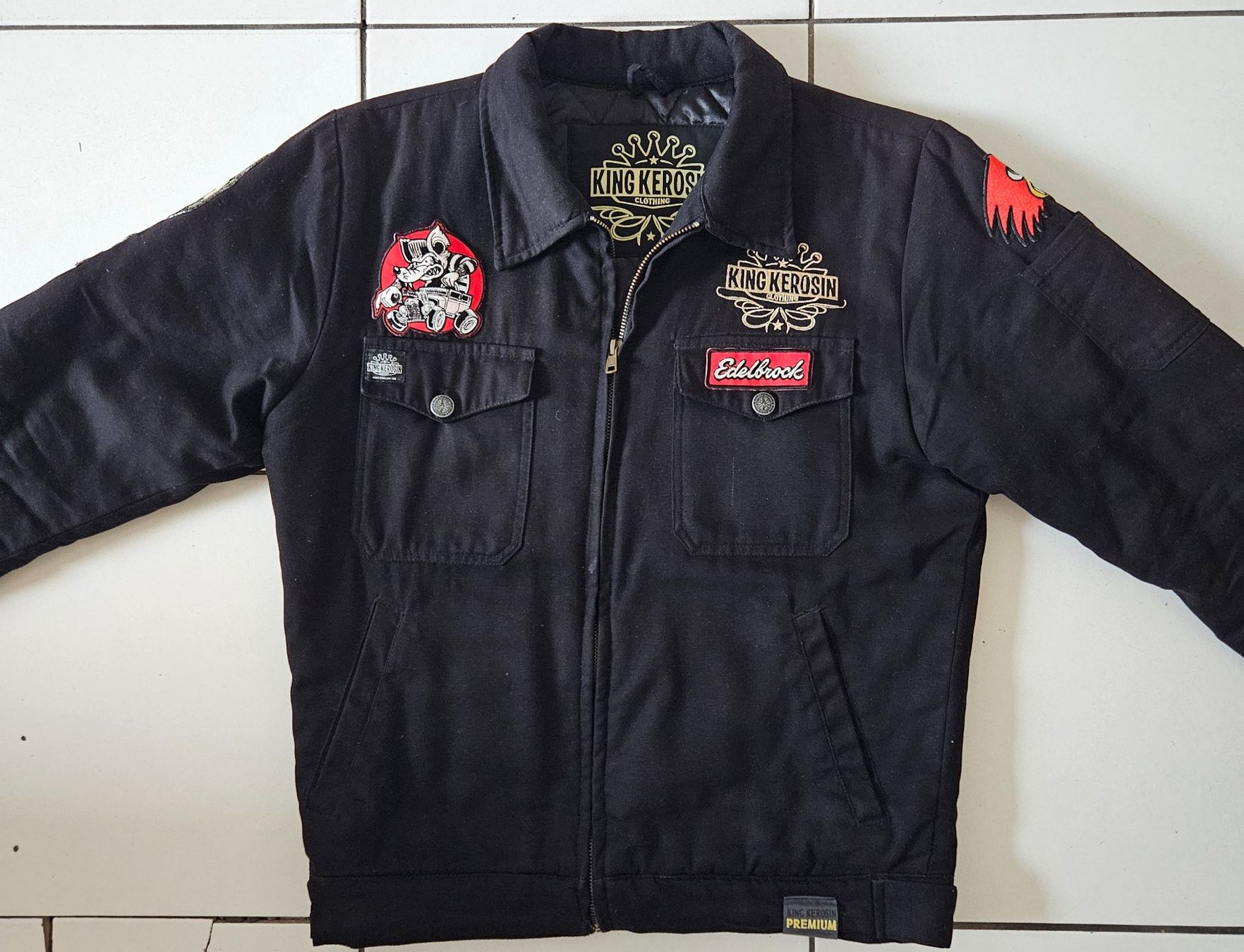 Jacken: Rockabilly King Kerosin Worker Jacke Greaser – Gebraucht aus Liebefeld von Straycats 2
