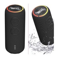 Wave WA-252 Wireless Lautsprecher 20 W mit LED-Licht (Schwar