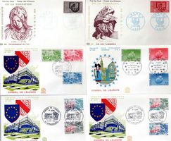 6 Stück FDC Frankreich