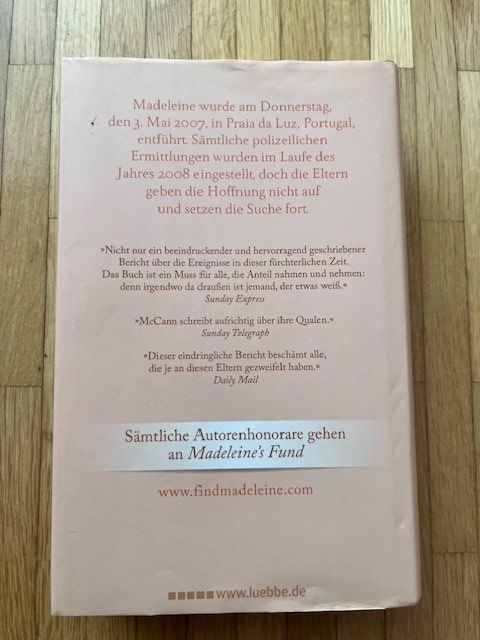 Libri: Buch: Madeleine / Kate McCann – Usato da herisau venduto da espresso99 1