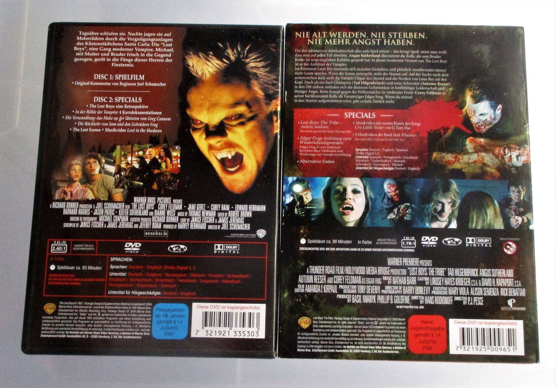Tutti i DVDs: THE LOST BOYS - Teil 1 & 2 – Usato da Wattwil venduto da Muriel10 1