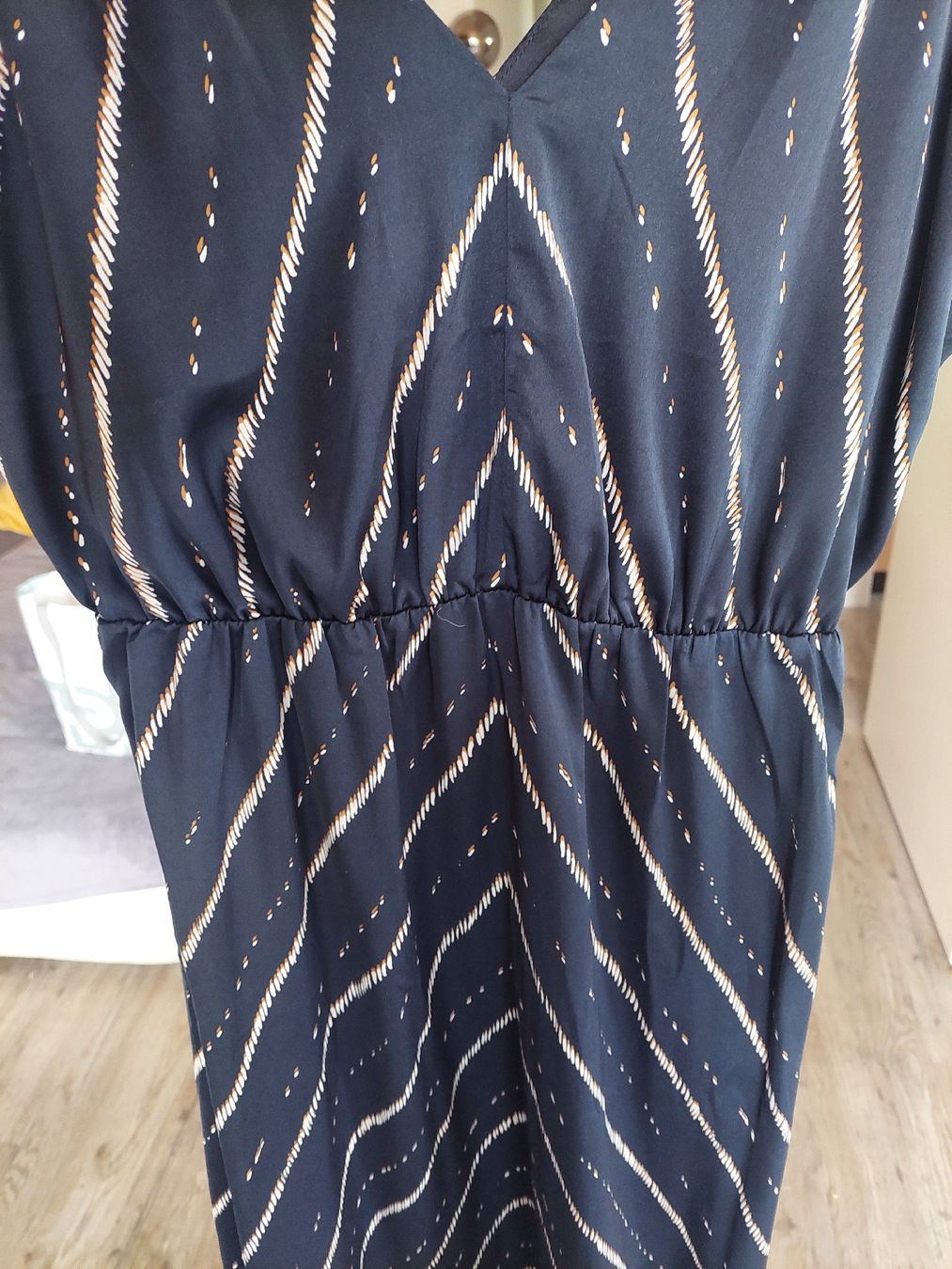 H&M Vestiti: Sommerliches blaues Kleid mit Muster, Grösse S – Nuovo (secondo la descrizione) da Beinwil am See venduto da Coco2627 1