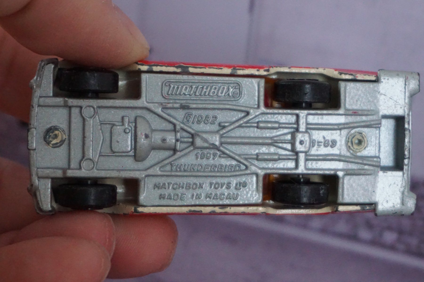 Matchbox Modellini d'auto: Matchbox `57 Thunderbirb Gabi KULT !!!!!!!!! – Usato da Reiden venduto da Doppeldecker69 5