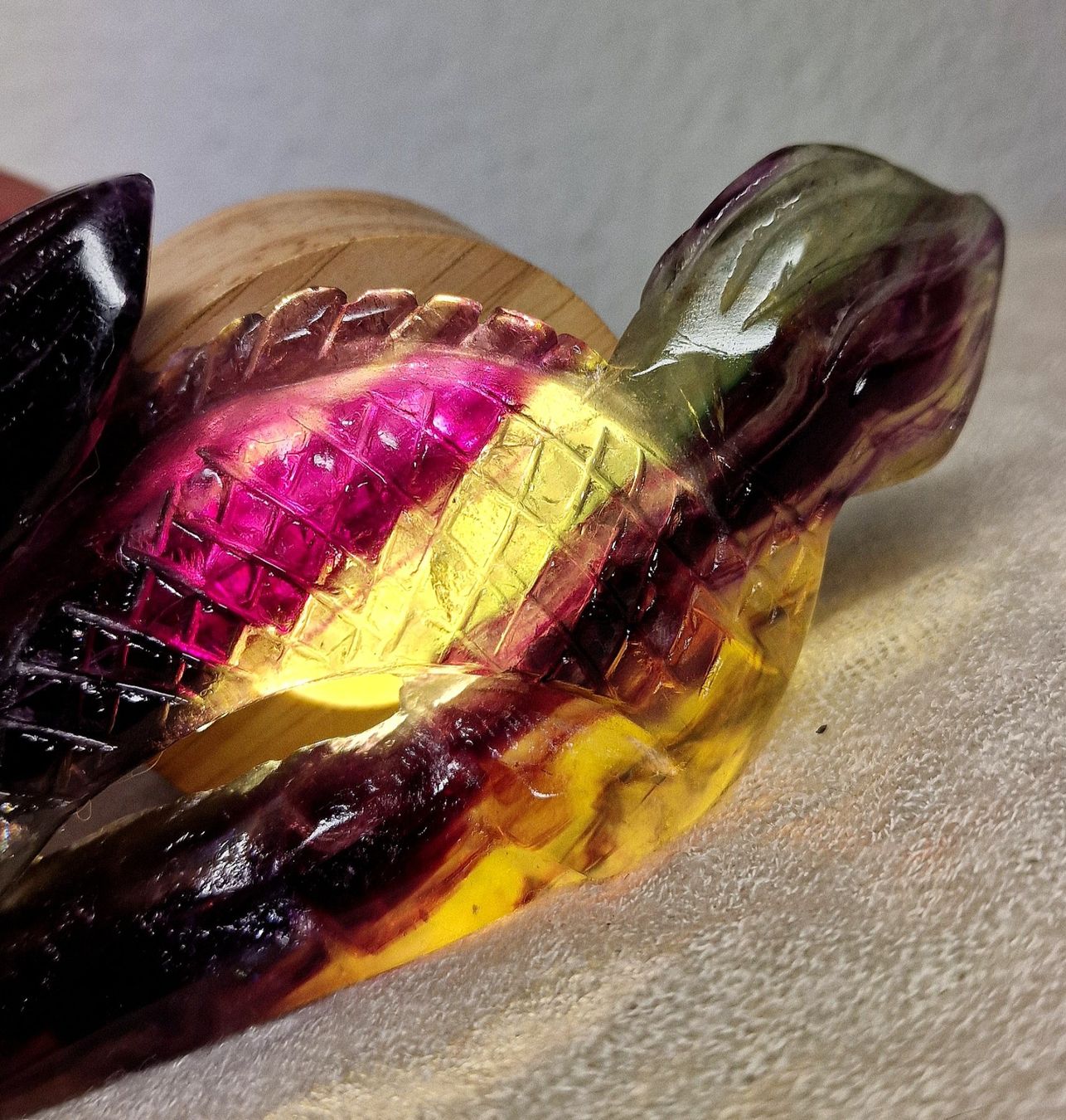 Mineralien & Heilsteine: Fluorit Chinesischer Drache 480g – Neu (gemäss Beschreibung) aus Matzingen von Shay_Crystalz 3