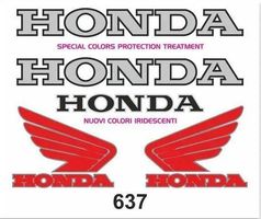 Honda Aufkleber Sticker 5teilig (Art. 637)