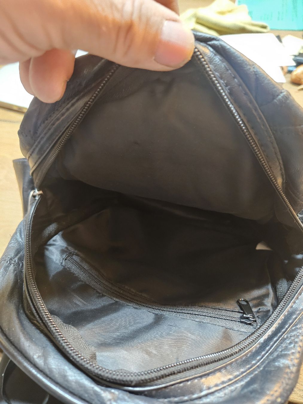 Rucksäcke: Rucksack Bercy Leder schwarz Patchwork guter Zustand – Gebraucht aus Rorschach von TimelessTrading 4