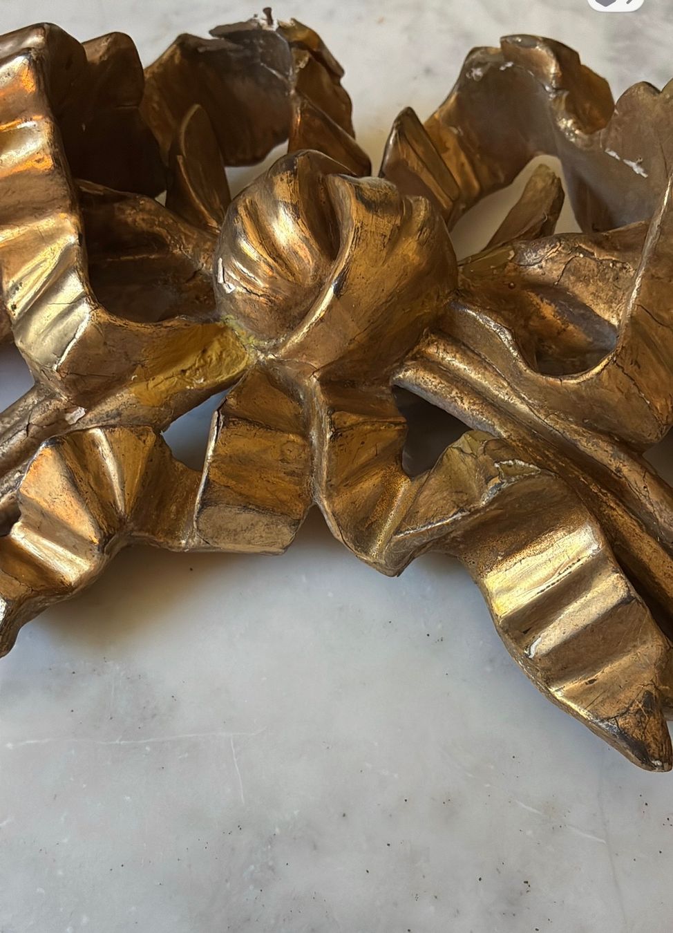 Tutte le decorazioni: Élément en bois doré et sculpté s.XIX – Usato da Genève venduto da gen_sk2c 1