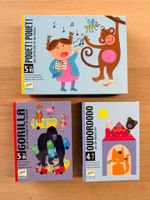 3 jeux Djeco : Pouet ! Pouet ! / Gorilla / Oudordodo