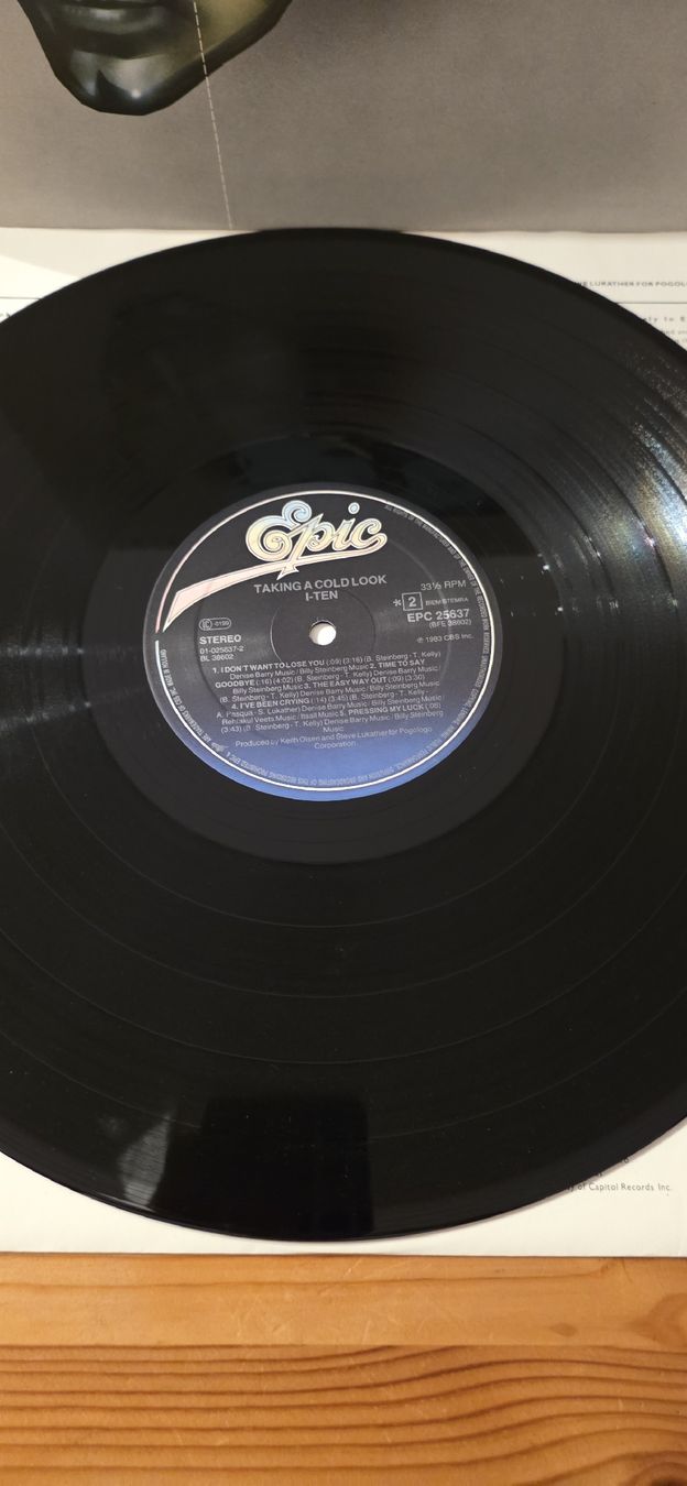 Dischi in vinile: I-TEN: Taking a Cold Look  1983 Vg,Vg – Usato da Yvonand venduto da RF-VINYL 1