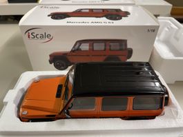 Mercedes-AMG G 63 iScale 1:18, orange - Sammlerstück! NEU!