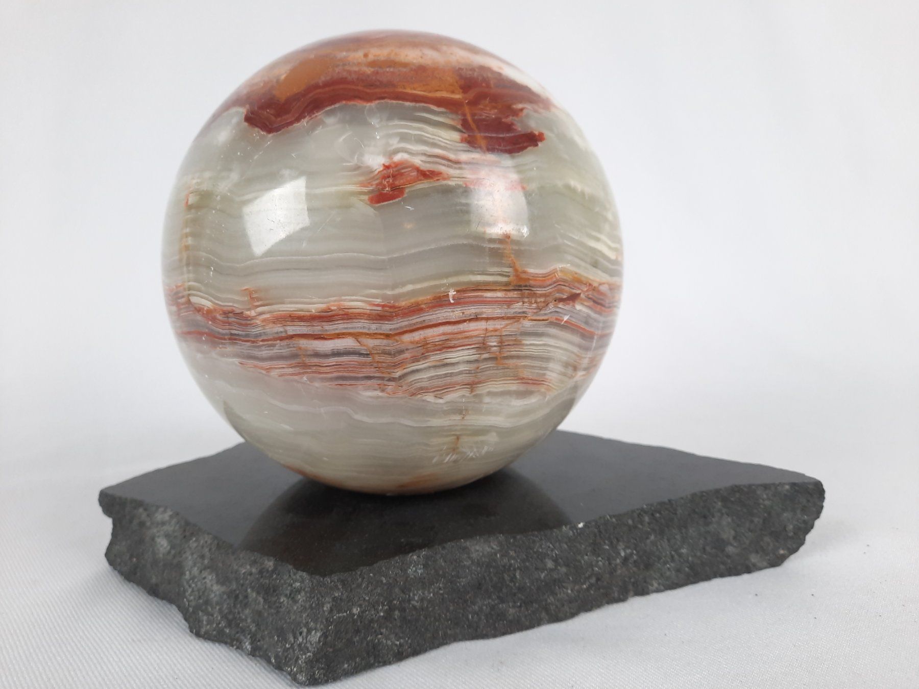 Mineralien & Heilsteine: Steinkugel mit Sockel 4.77 Kg – Gebraucht aus Beinwil am See von Restwert_Beinwil 1