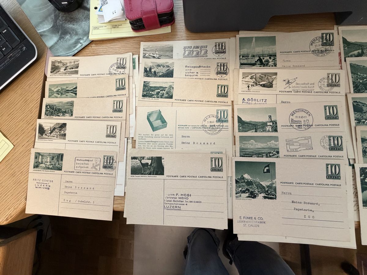 Ansichtskarten: 150 Postkarten Schweiz ab 1900 ca – Gebraucht aus Murgenthal von Tina_4055 6