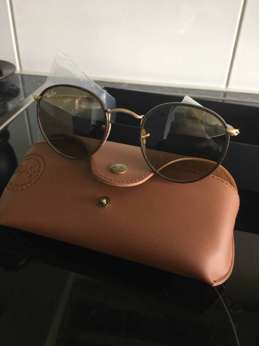 Ray-Ban Occhiali & Lenti: Ray-Ban // Round Craft // RB3475q // Brown – Nuovo e nell'imballaggio originale da Bern venduto da AHaug 4